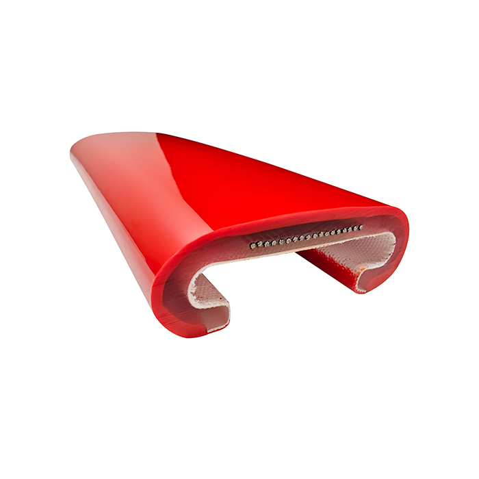 red PU handrail