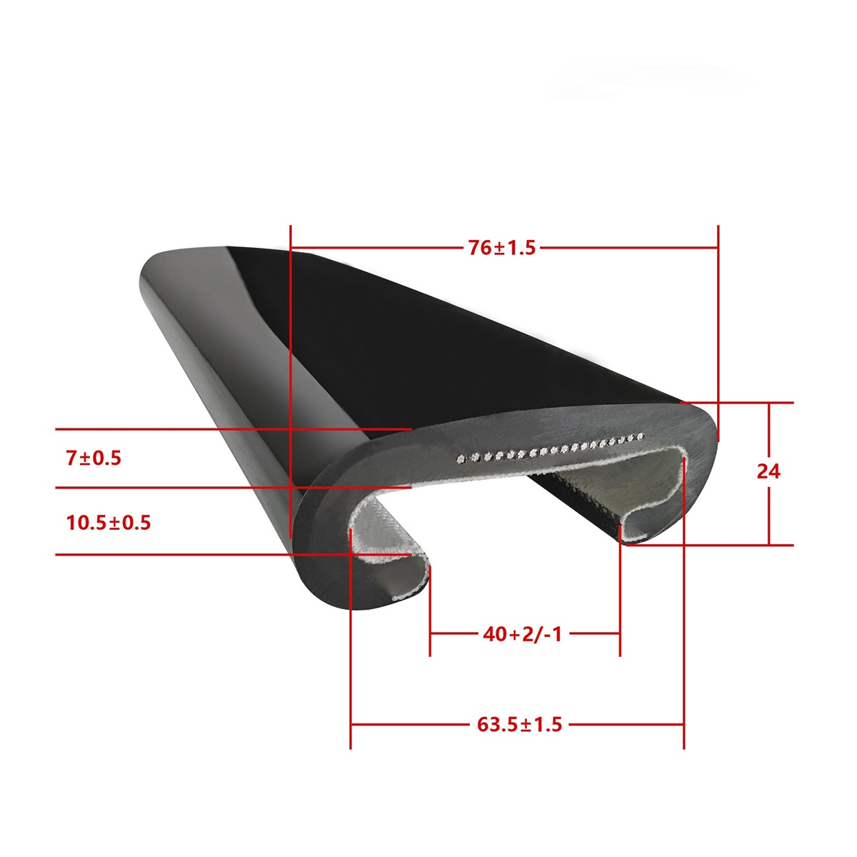 Polyurethane HD7640 escalator handrail-oil-resistant -escalator handrail replacement